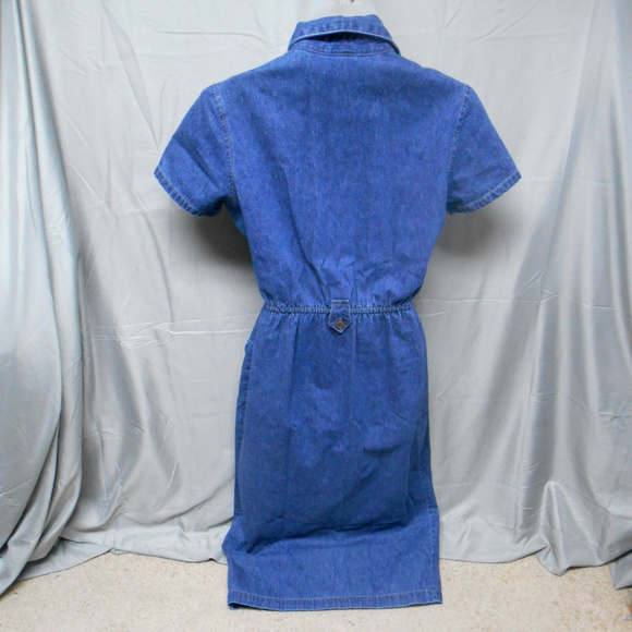 St Johns Bay denim long dress petite 6P - Picture 3 of 4